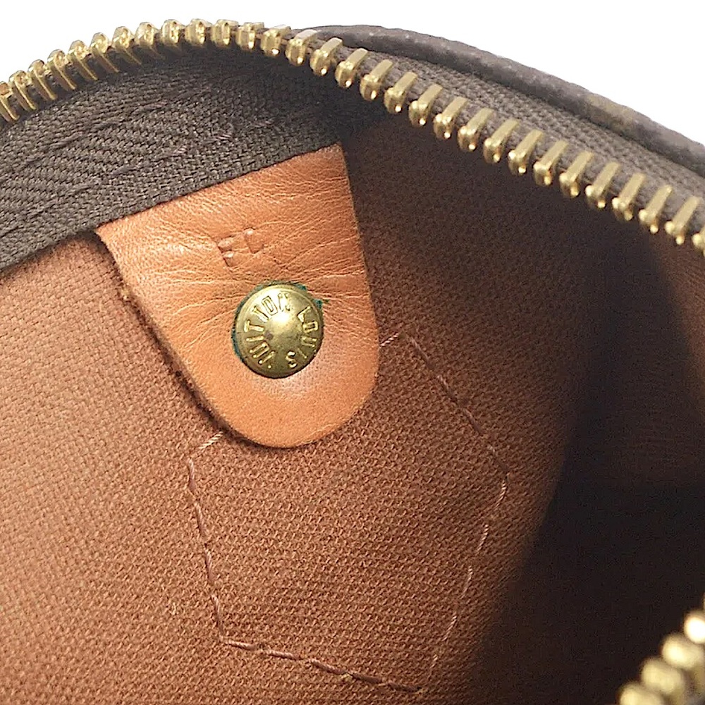 LOUIS VUITTON Monogram Speedy 30 Top Handle Boston Travel Day Bag 891FC - Picture 10 of 17